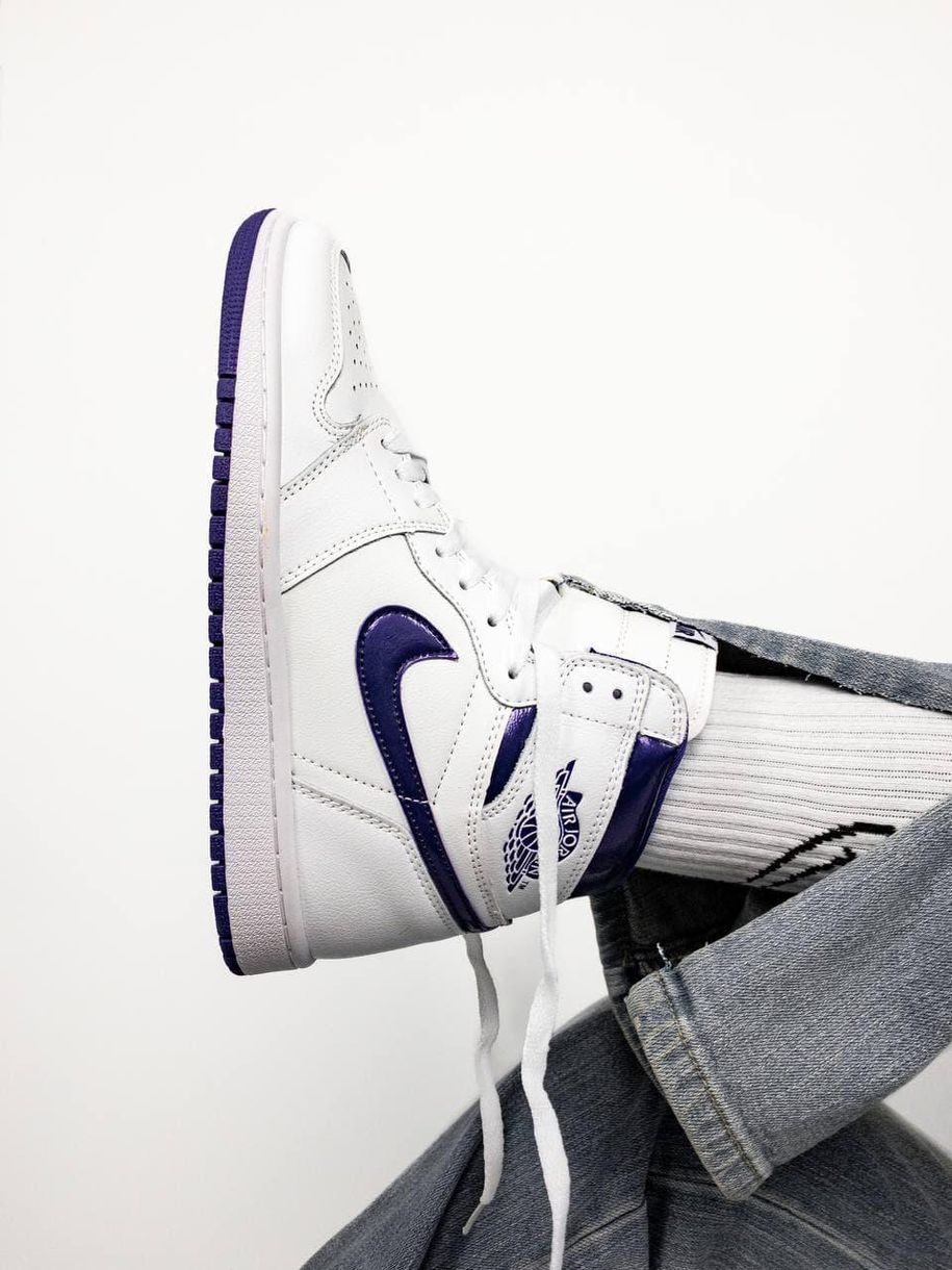 Nike Air Jordan 1 Retro High OG Court Purple 6176 фото