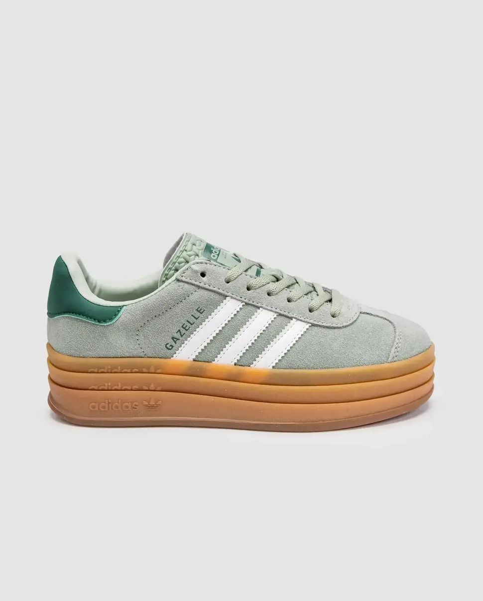 Adidas Gazelle Bold Green White Gum, 39