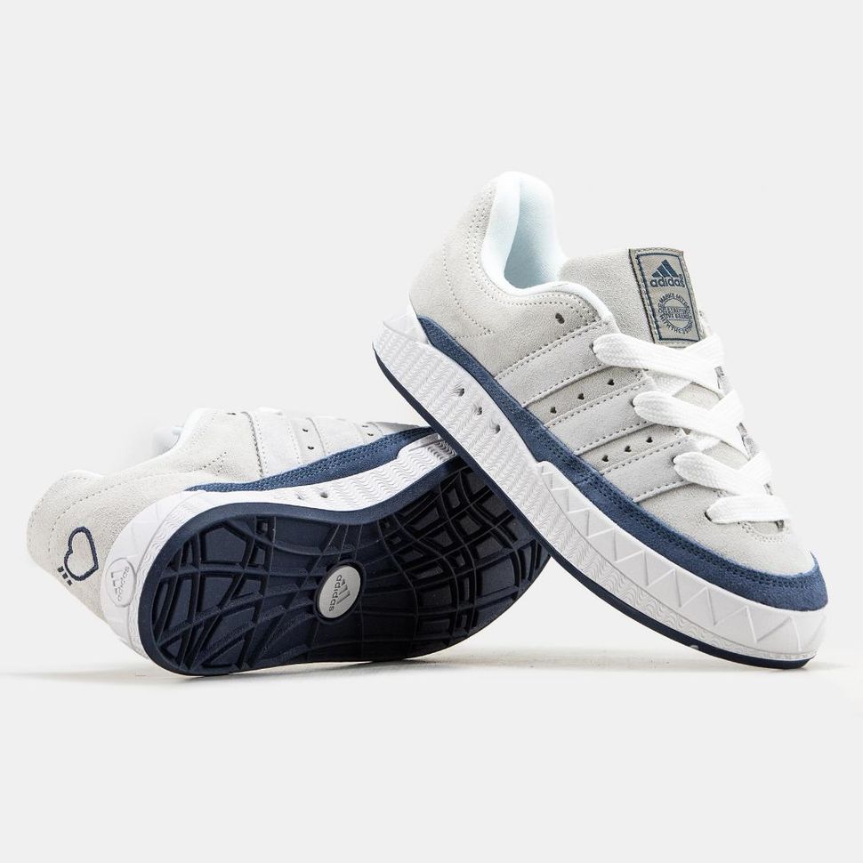 Кросівки Adidas Adimatic White Blue 3284 фото