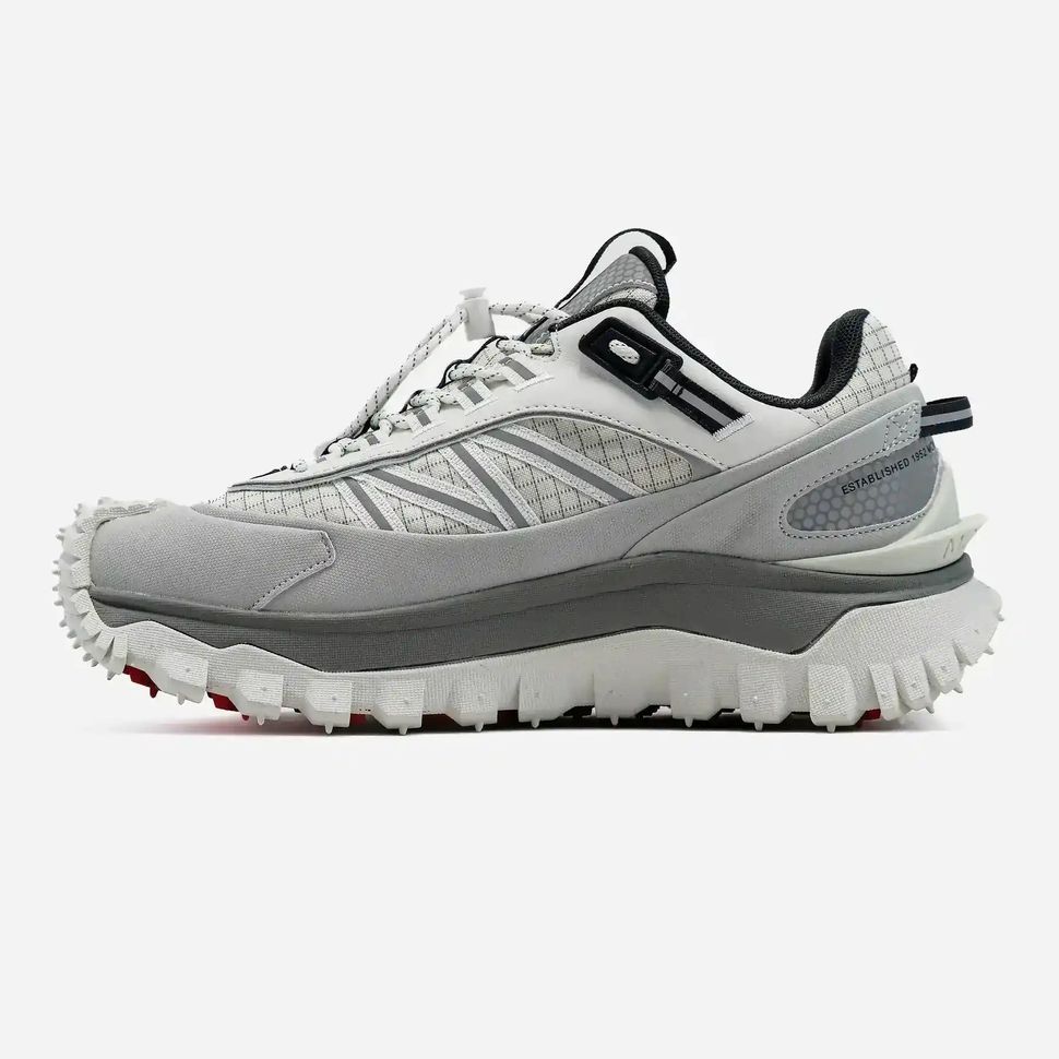 Moncler Trailgrip Gore-Tex Grey White Red, 41