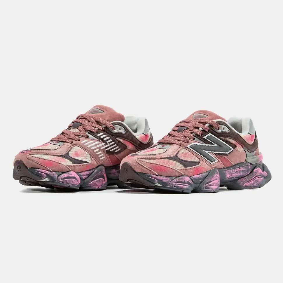 New Balance 9060 Rosewood Pink Distressed