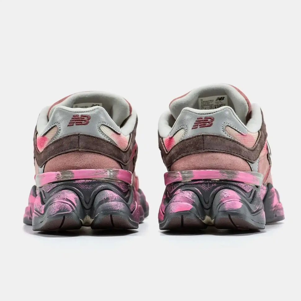 New Balance 9060 Rosewood Pink Distressed