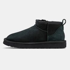 UGG Classic Ultra Mini Black Green Heel