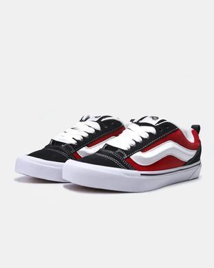 Vans Knu Skool Black Red White