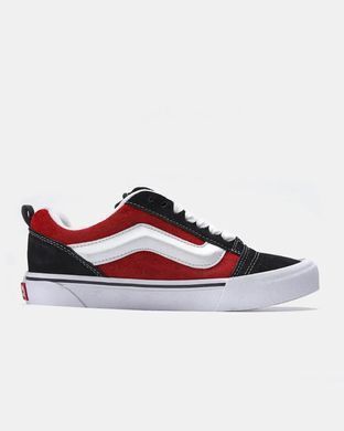 Vans Knu Skool Black Red White