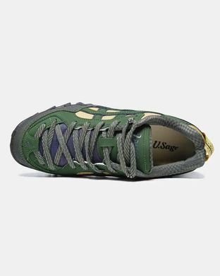 U.SAGE x Asics Gel-Pickup Green Navy Yellow