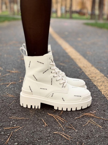 Черевики Balenciaga Boots White PREMIUM 3513 фото