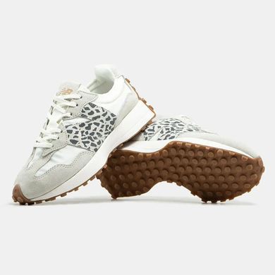 New Balance 327 White Grey Leopard