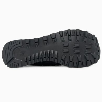 New Balance 574 Legacy Black Grey Suede Mesh, 36