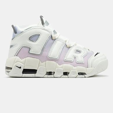 Nike Air More Uptempo White Lilac Grey