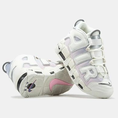 Nike Air More Uptempo White Lilac Grey