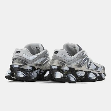 New Balance 9060 Grey Black White Paint, 36