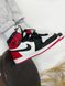 Nike Air Jordan 1 Retro High Black Red White 2057 фото 3