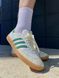 Кросівки Adidas Samba OG Sporty & Rich White Green 9574 фото 6