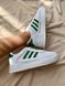 Кроссовки Adidas Dass-ler White Green 7987 фото 5