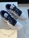Баскетбольні кросівки Nike Air Jordan Retro 1 Low Grey White Blue 2147 фото 6