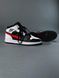 Баскетбольные кроссовки Nike Air Jordan 1 Mid Black Chile Red White 1974 фото 5