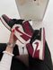 Баскетбольні кросівки Nike Air Jordan 1 Retro Red Black White 5786 фото 4