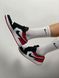 Nike Air Jordan Retro 1 Low White Red Black 2 2142 фото 4