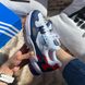 Кросівки Adidas Falcon White Blue Red 2437 фото 3