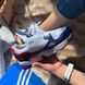 Кросівки Adidas Falcon White Blue Red 2437 фото 4