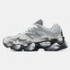 New Balance 9060 Grey Black White Paint, 36