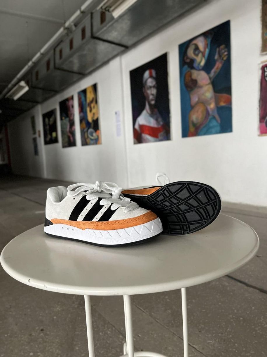 Кроссовки Adidas Adimatic x Human Made Beige Orange 2281 фото