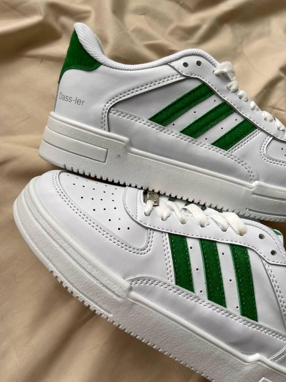 Кроссовки Adidas Dass-ler White Green 7987 фото