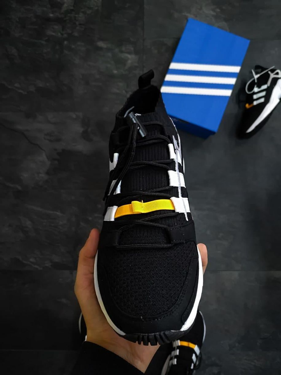 Кроссовки Adidas Consortium Falcon Black White 5466 фото