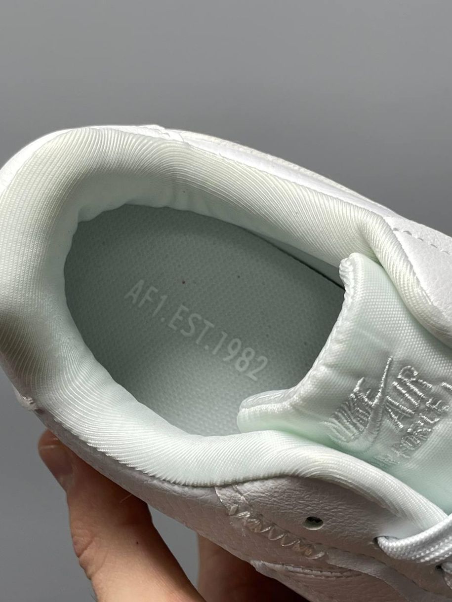 Кросівки Nike Air Force 1 PLT.AF.ORM Full White 365 фото