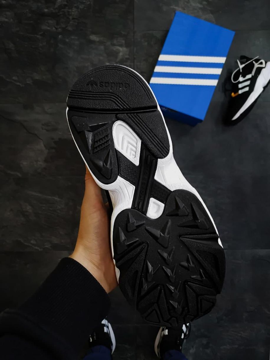 Кроссовки Adidas Consortium Falcon Black White 5466 фото