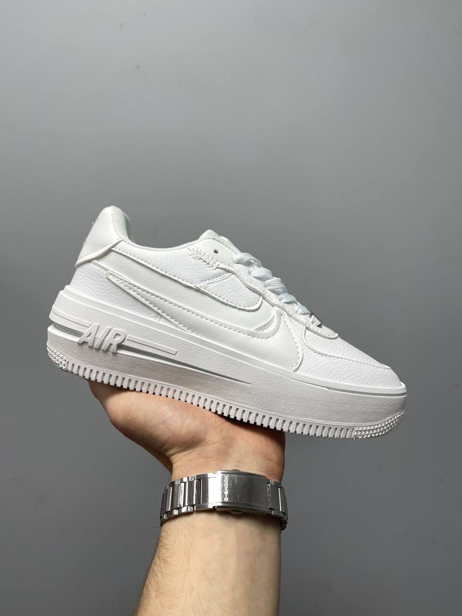Кросівки Nike Air Force 1 PLT.AF.ORM Full White 365 фото