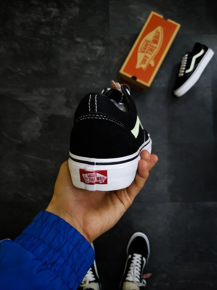 Кеди Vans Old Skool Black Fosfor 5177 фото