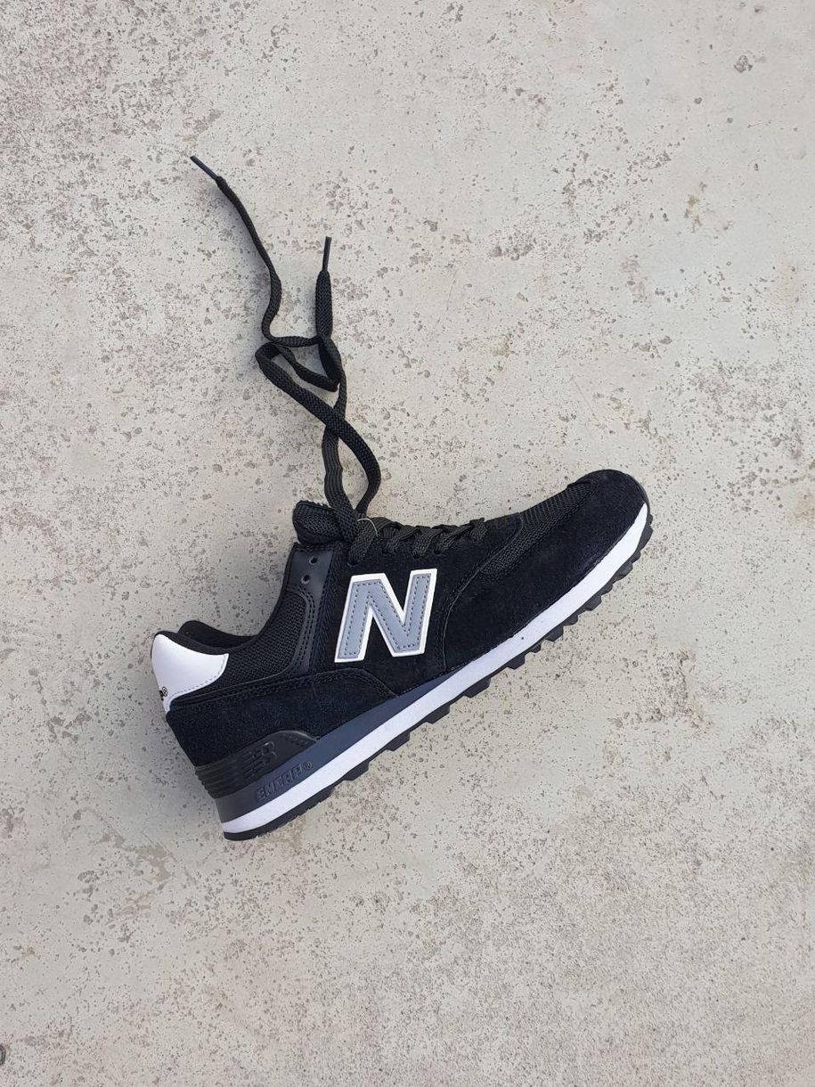 Кросівки New Balance 574 Black White 852 фото