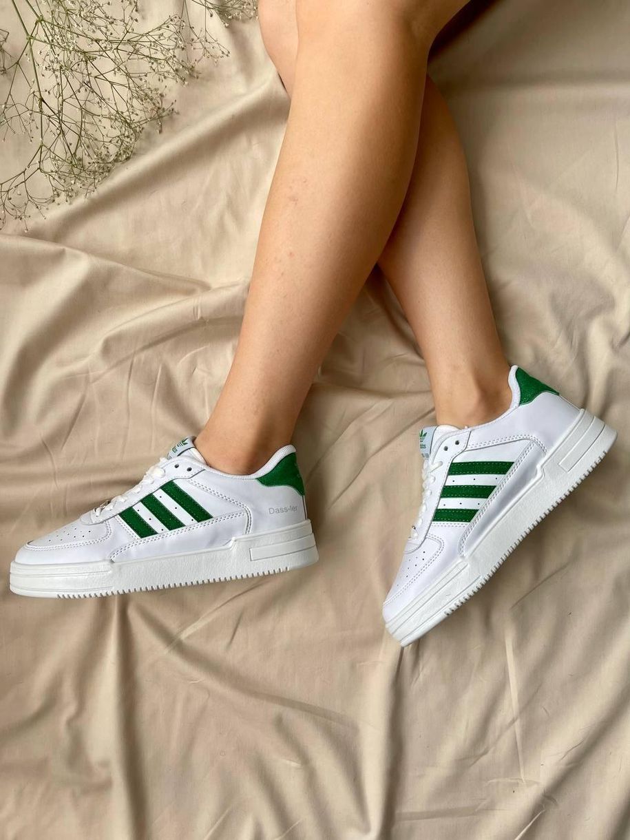 Кроссовки Adidas Dass-ler White Green 7987 фото