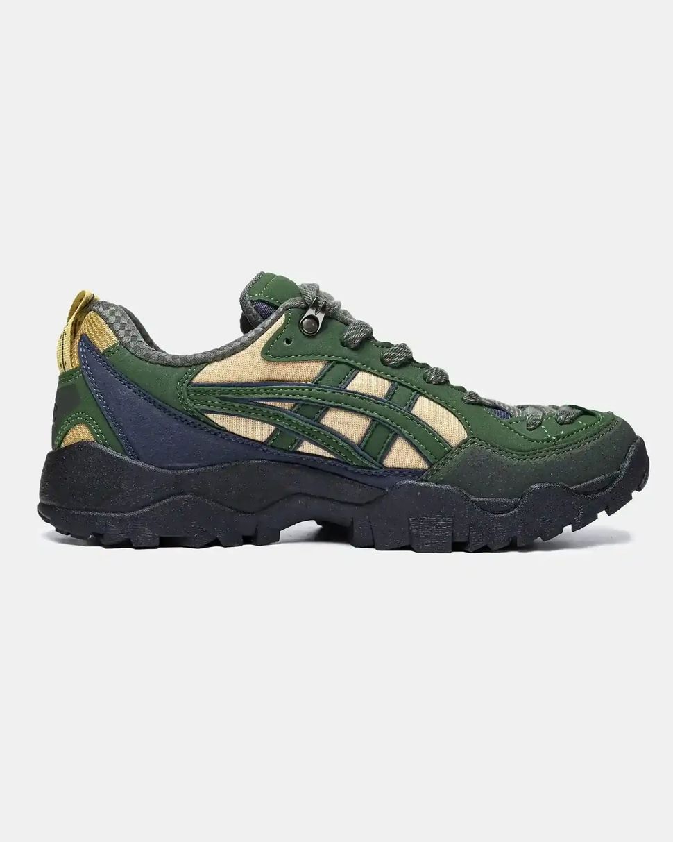 U.SAGE x Asics Gel-Pickup Green Navy Yellow