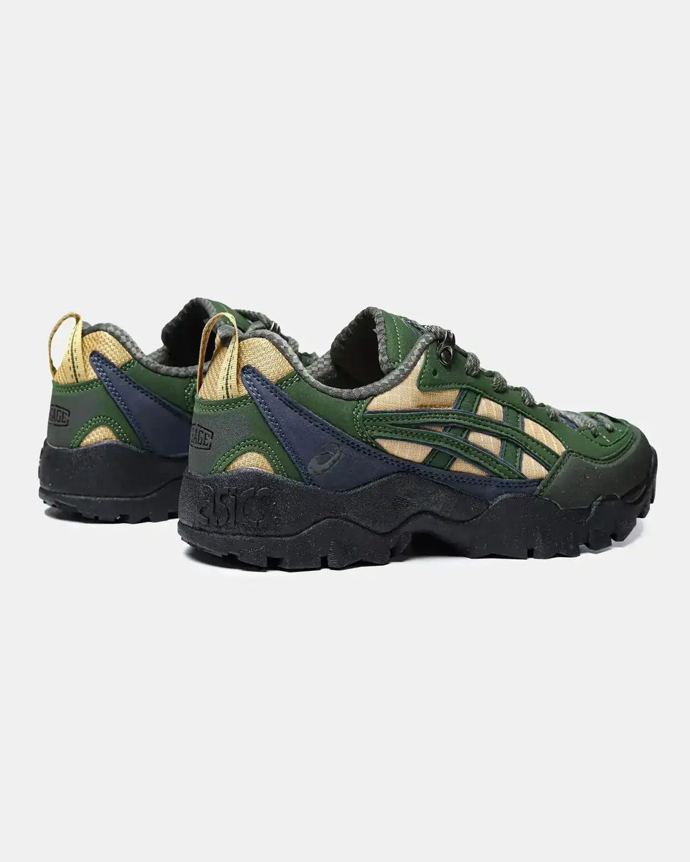 U.SAGE x Asics Gel-Pickup Green Navy Yellow