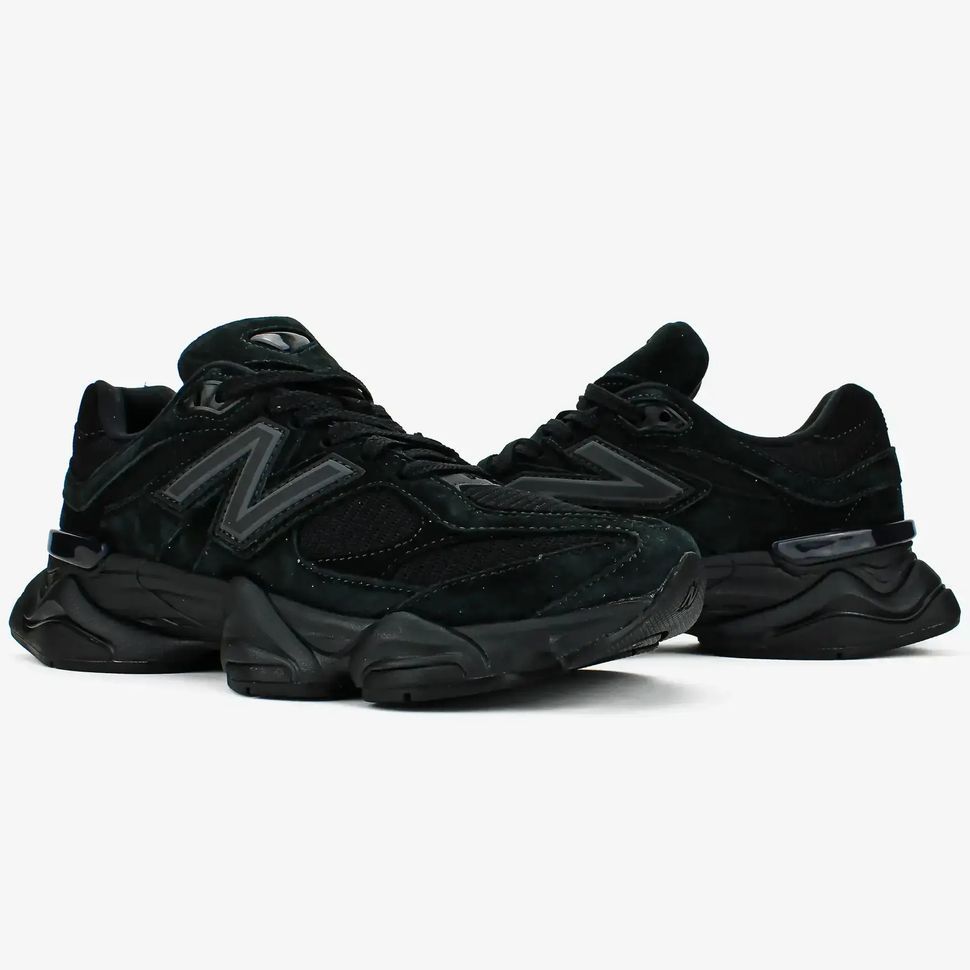 New Balance 9060 Triple Black Leather, 41
