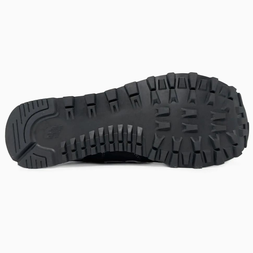 New Balance 574 Legacy Black Grey Suede Mesh, 36