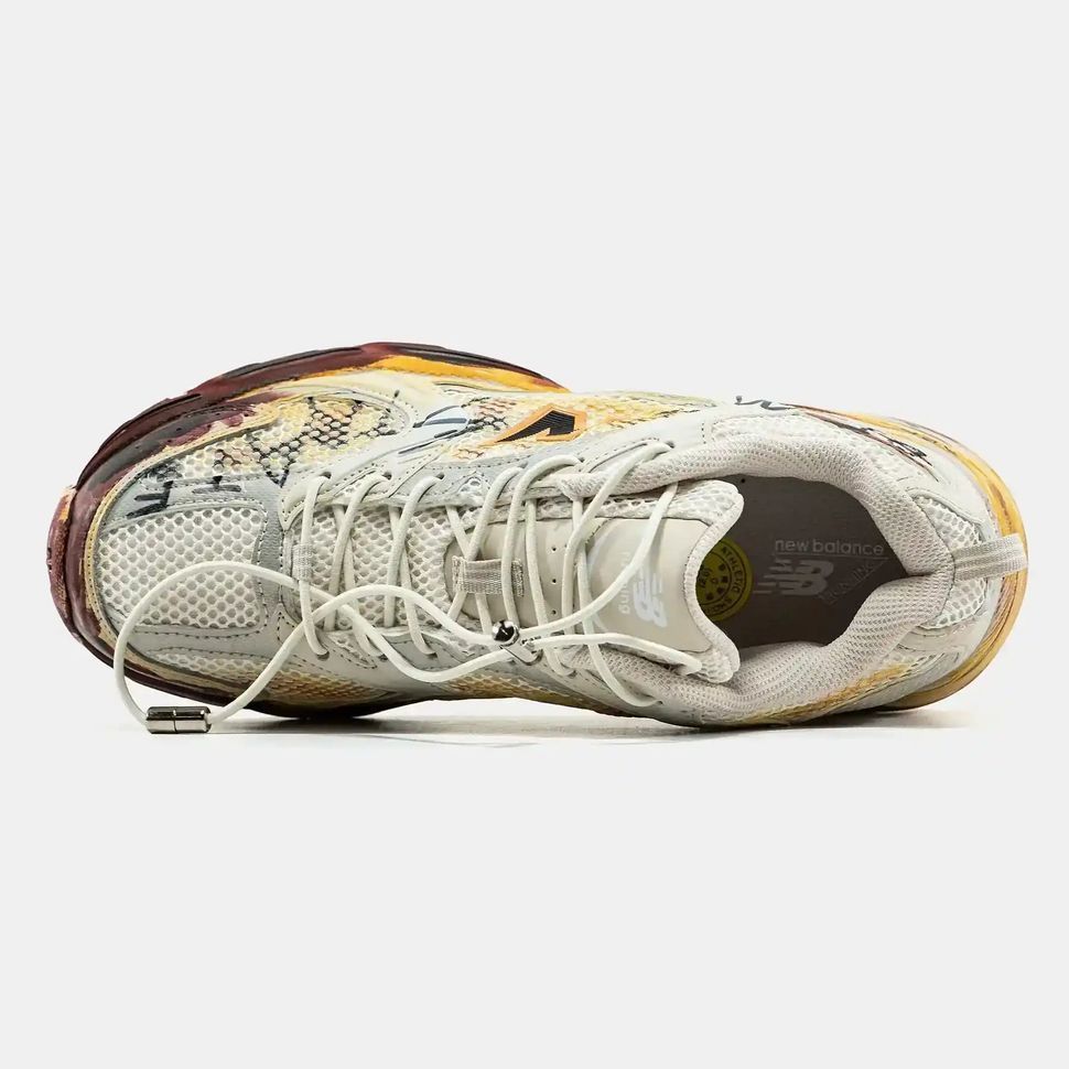 New Balance 530 Cream Yellow Burgundy, 36