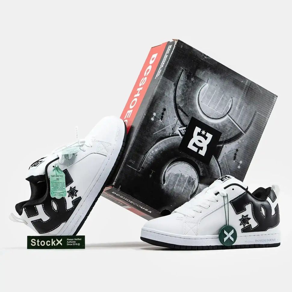 DC Shoes Court Graffik White Black