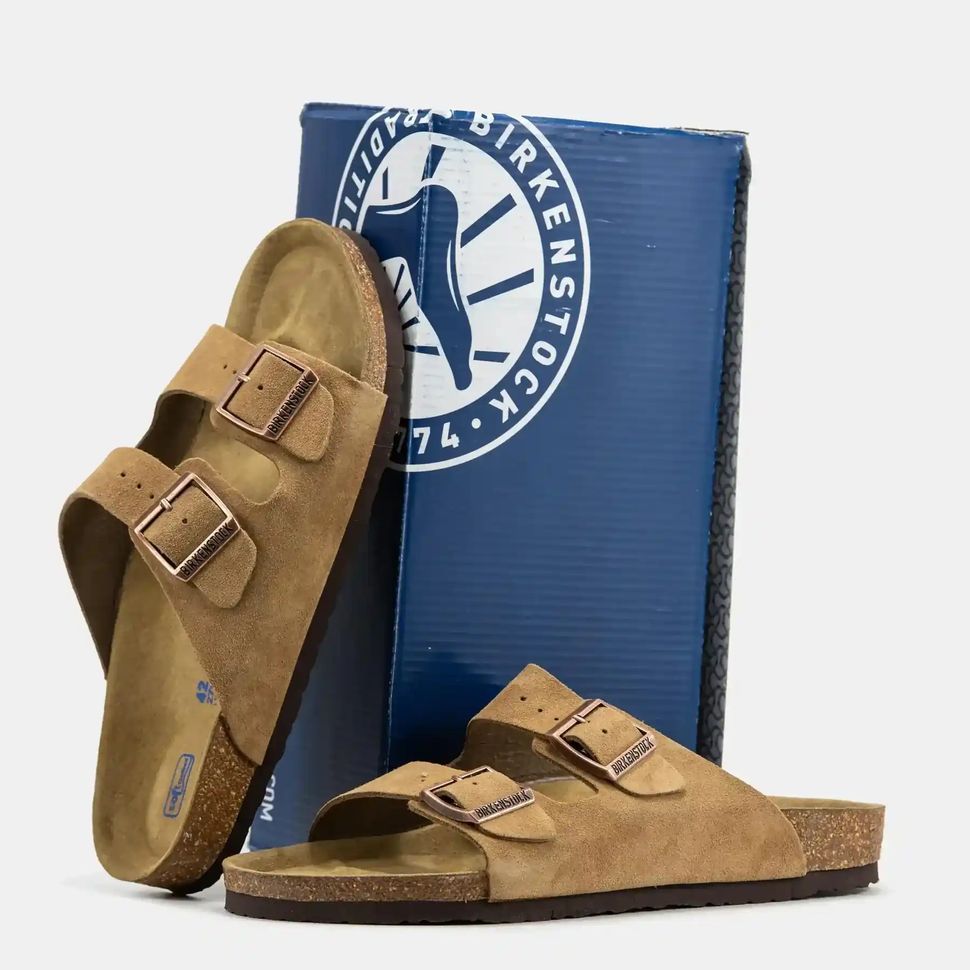 Birkenstock Arizona Mink Suede