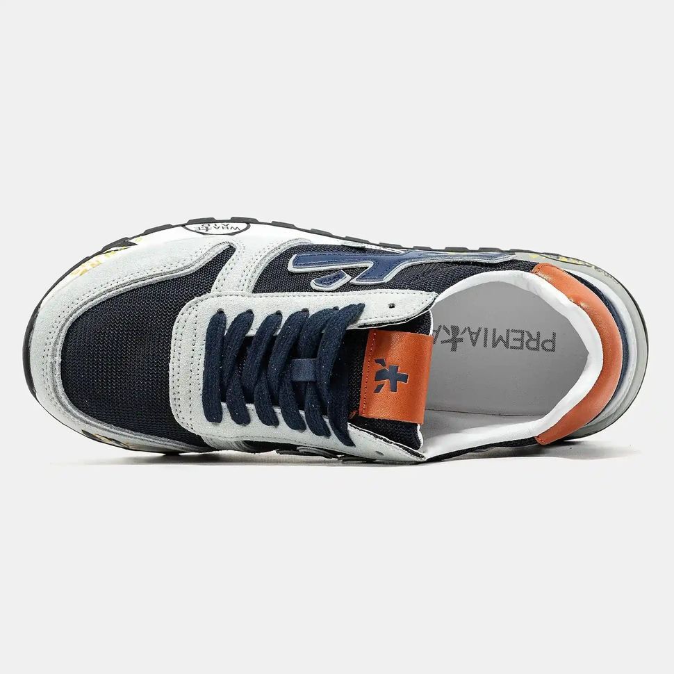 Premiata Mick Navy Grey Orange