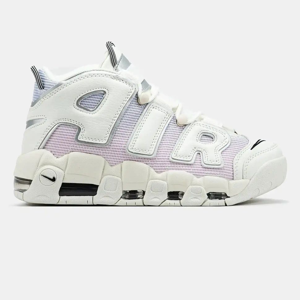 Nike Air More Uptempo White Lilac Grey