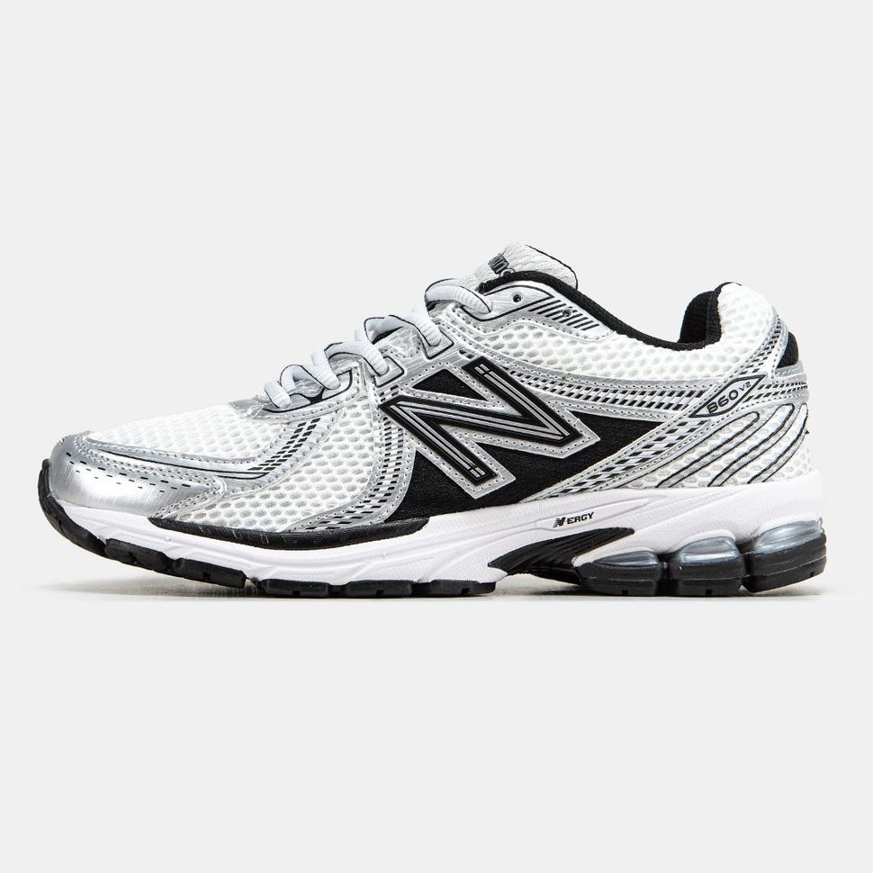 Кросівки New Balance 860v2. White Silver 9122 фото