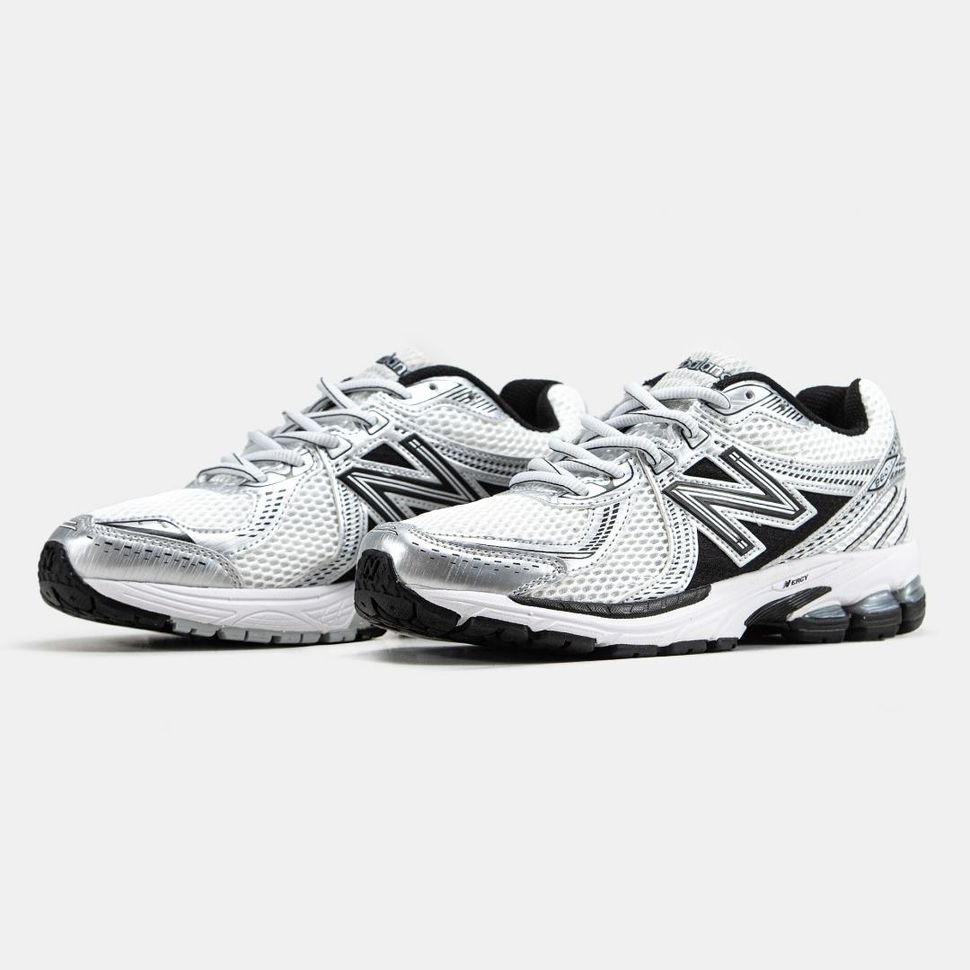 Кросівки New Balance 860v2. White Silver 9122 фото