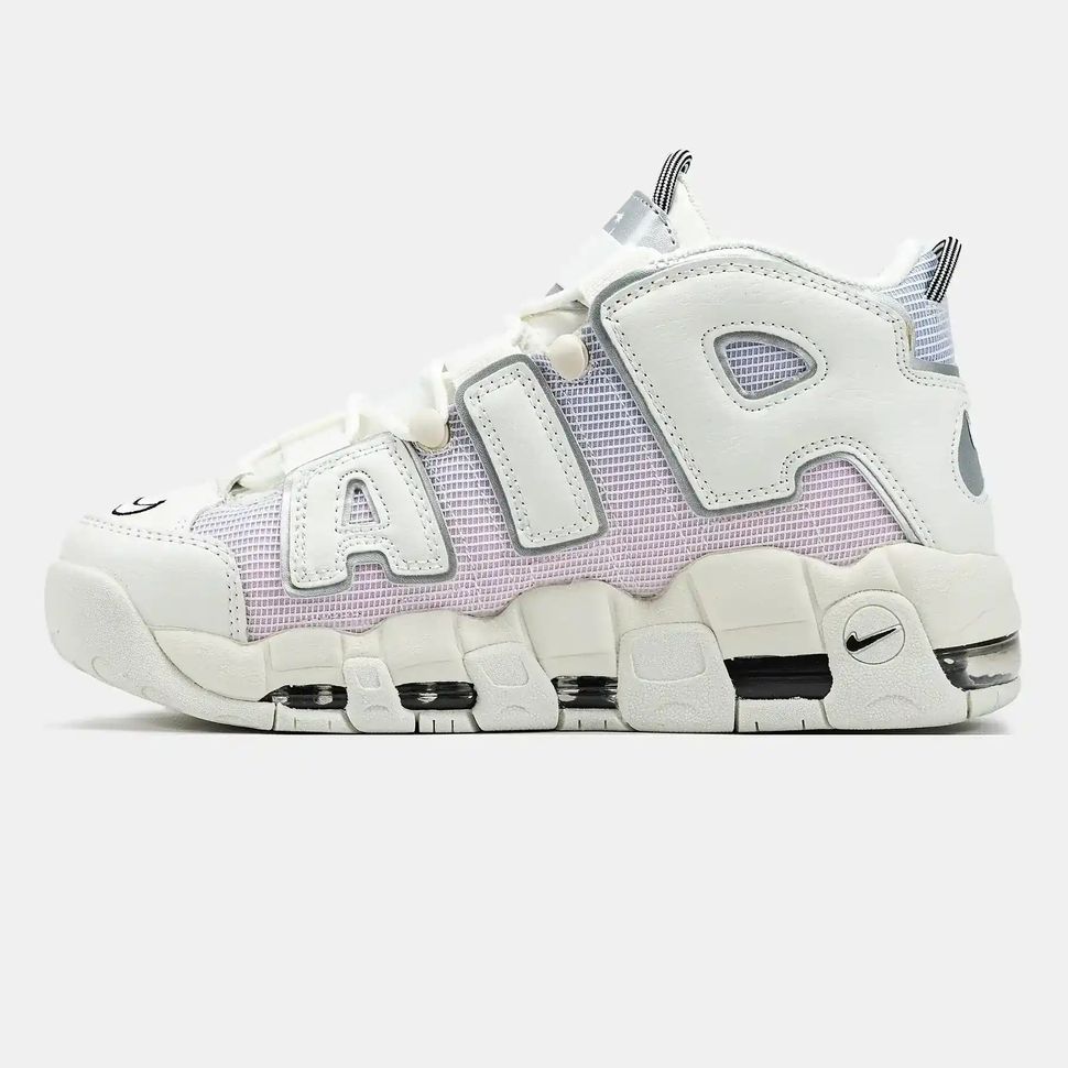 Nike Air More Uptempo White Lilac Grey