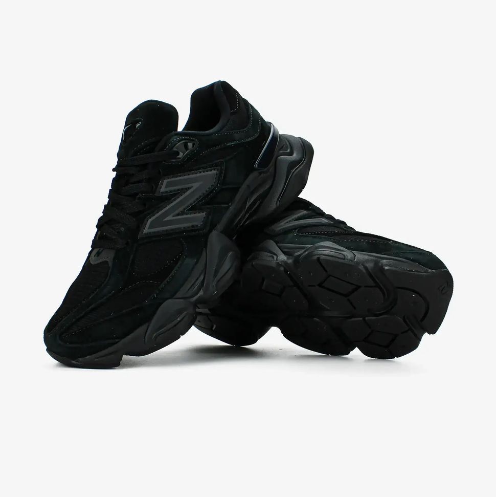 New Balance 9060 Triple Black Leather, 41