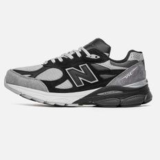 New Balance 990v3 Black Silver Grey, 40