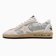Golden Goose Ball Star Silver Cream, 36